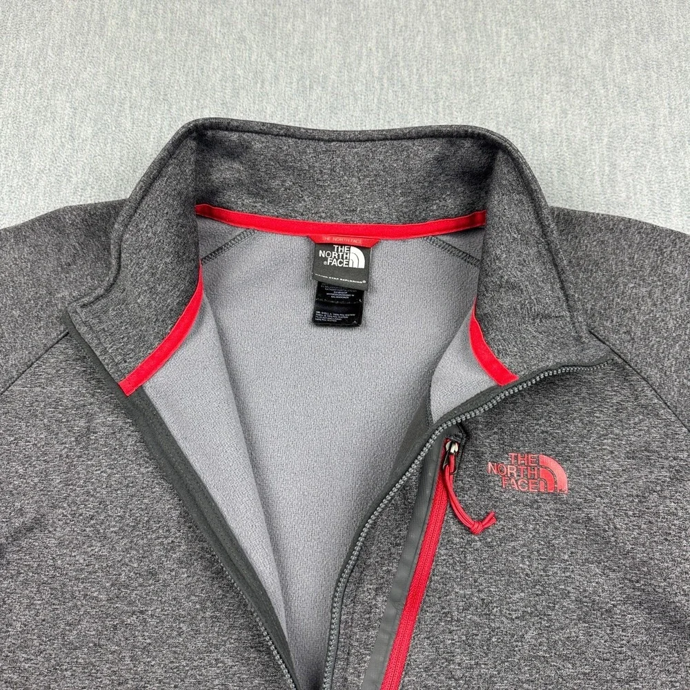 The North Face Men XL Gray Canyonlands Sweatshirt 1/4 Zip Pullover Hiking Jacket